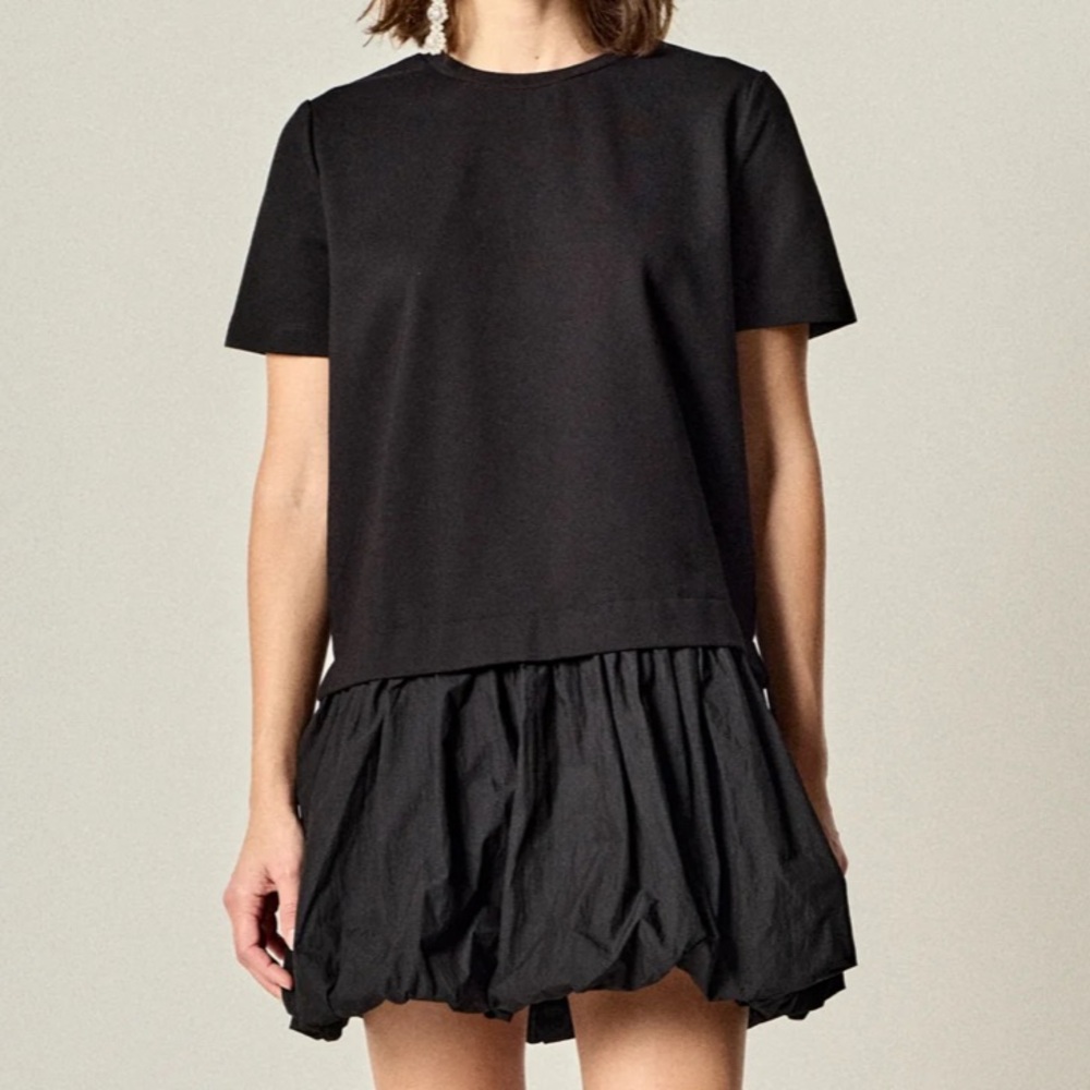 English Factory Black Bubble Dress